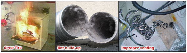 Dryer Fire Information - Lint Buildup and Improper Venting Create a Real Hazard