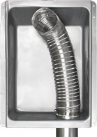 Downward Venting DB-480 Installed for Downward Venting Pedestal Dryer